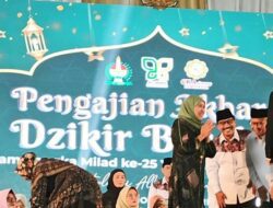 Gubernur Jatim Khofifah Hadiri Pengajian Akbar dan Dzikir Barokah Milad ke-25 Yayasan Al Jihad Surabaya