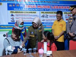 Pastikan Pos Pelayanan Nyaman untuk Pemudik, Bupati Serang Kunjungi Pos Pelayanan Ketupat Maung di Kawasan Modern Cikande