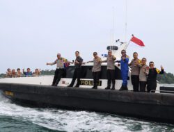 Pantau Arus Balik, Kapolda Banten Gelar Patroli Laut