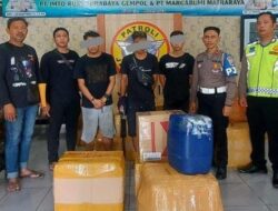 Ditresnarkoba Polda Jatim Periksa 2 Sopir Penyelundup Ribuan Arak di Rest Area Tol Sidoarjo