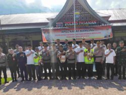 Pimpin Apel Satkamling, Kapolres Pasaman Bacakan Amanat Kapolri