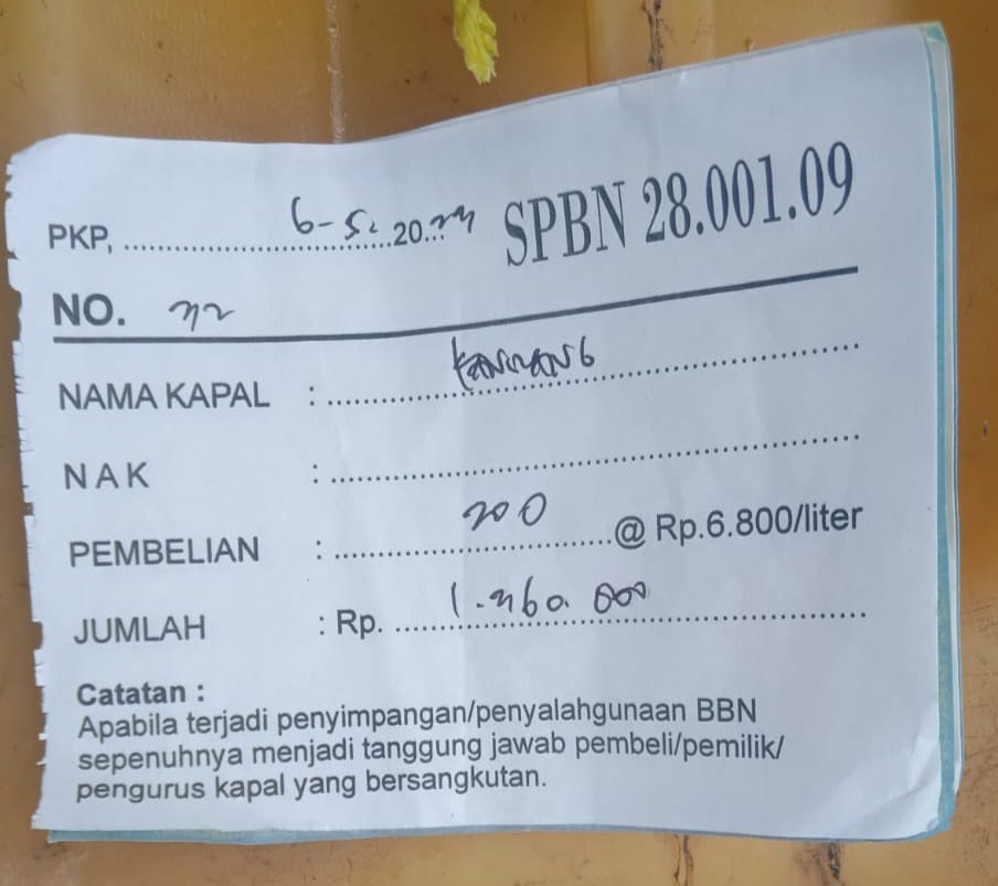 Penyalahgunaan Bahan Bakar di SPBN Muara Baturusa: Temuan Investigasi Media Soroti Nama Penerima Fiktif