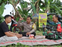 Kopi Curhat Bhabinkamtibmas Desa Rejosari Diapresiasi Polda Jatim