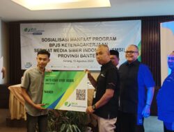 BPJS Ketenagakerjaan Cabang Serang Gandeng SMSI Banten, Sosialisasikan Program Jaminan Sosial Ketenagakerjaan