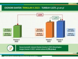 Triwulan II Tahun 2023, Perekonomian di Banten Tumbuh 4,83 Persen