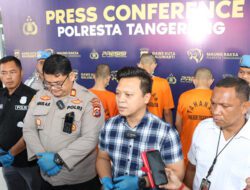 Polsek Tigaraksa Ringkus Komplotan Pelaku Curanmor, Satu Diantaranya Pengedar Narkoba