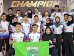 Kontingen Banten Cabor Taekwondo Raih Lima Medali di Popnas XVI Palembang