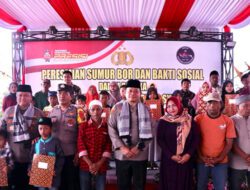 Bahagianya Warga Ciamis dapat Bantuan Sumur Bor dan Paket Sembako dari Ops NCS Polri