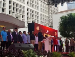 3 Capres-Cawapres Resmi Tandatangani Deklarasi Kampanye Pemilu Damai 2024