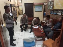 Polsek Bayah Polres Lebak Terima Kunjungan Supervisi Pelayanan Dari KSPKT Polda Banten