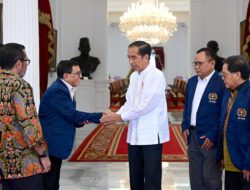 Presiden Jokowi Terima Pengurus PWI Pusat di Istana Merdeka