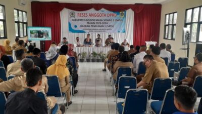 Reses Masa Sidang I 2023-2024 Digelar Anggota DPRD Kabupaten Bogor Dapil I