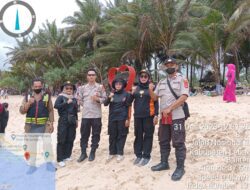 Sinergitas Polsek Panggarangan Polres Lebak bersama Basarnas dan POL PP, Giat Patroli Dialogis di Pantai Kalapa Warna