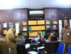 Sidak, BKPSDM Pastikan Pegawai Pemkab Serang 100 Persen Masuk Kerja