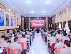 Beri Pengarahan Personel, Kapolres Blitar Kota Ingatkan Tugas dan Kewajiban Bhabinkamtibmas