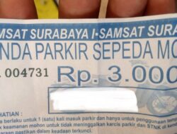 Pungutan Karcis Parkir di Samsat Surabaya I Diduga Ilegal