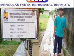 Masyarakat Kecewa! Pembangunan Jalan Setapak Program Kotaku (Bppw) Tak Seperti yang Harapkan