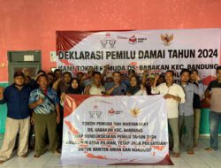 Wujudkan Kondusifitas, Pemuda Gelar Deklarasi Pemilu Damai Ajak Warga Nikmati Pesta Demokrasi