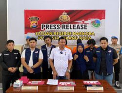 Satresnarkoba Polresta Serang Kota Tangkap Pengedar Narkotika Jenis Sabu