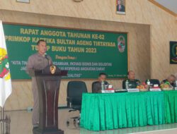 Primkop Kartika Sultan Ageng Tirtayasa Kodim 0602/Serang Gelar Rapat Anggota Tahunan ke-62