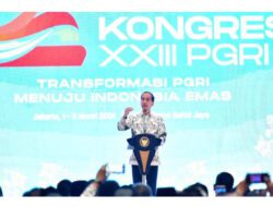 Buka Kongres XXIII PGRI, Presiden Jokowi Tegaskan Pentingnya Lingkungan Sekolah yang Aman
