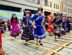 Baise, Guangxi, Tiongkok Selatan Rayakan Festival Tradisional “Sanyuesan” Melalui Berbagai Kegiatan Meriah