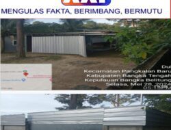 Satu Gudang Pengorengan Dan Penampung Pasir Timah Ilegal Di Kampung Dul