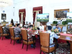 Presiden Jokowi Instruksikan Jajaran Terkait Penanganan Pengungsi Akibat Erupsi Gunung Ruang