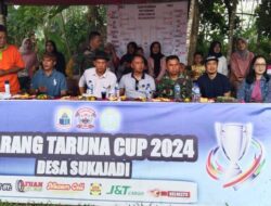 Kades Sukajadi Kecamatan Panggarangan Tutup Open Turnamen Sepak Bola Karang Taruna Cup 2024