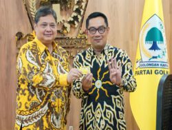 Ketum Airlangga Sebut Golkar Siapkan Ridwan Kamil untuk Lawan Siapapun yang Maju Pilkada