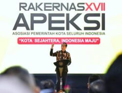 Buka Rakernas Apeksi XVII, Presiden Jokowi Tekankan Pentingnya Persiapan Menuju Kota Masa Depan