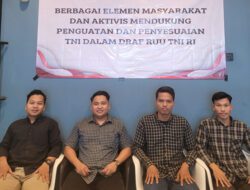 Berbagai Elemen Masyarakat dan Aktivis Dukung Penguatan dan Penyesuaian TNI dalam Draft RUU TNI
