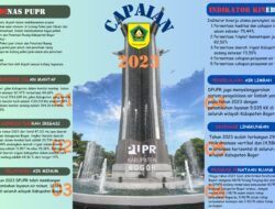 Capaian Dinas PUPR Kabupaten Bogor Selama Tahun 2023