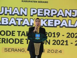 Kukuhkan Perpanjangan Jabatan Kades, Bupati Serang Ingatkan Soal Pengelolaan Keuangan
