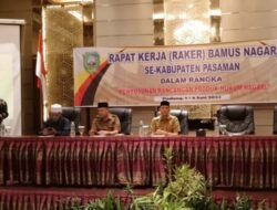 Bupati Sabar AS Buka Raker Bamus Nagari Se-Kabupaten Pasaman