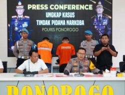 Jaringan Sabu di Ponorogo Terbongkar, Pelaku Simpan Sabu dalam Paket Jam Dinding