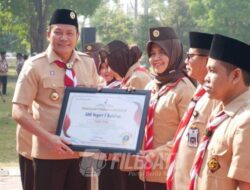 Peringatan Hari Pramuka ke-63 di Sidoarjo: Plt. Bupati Subandi Pimpin Upacara