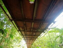 Jembatan Gantung Kali Cimancak Rusak, Kades Sukajadi dan Warga Minta Dibangun Secara Permanen