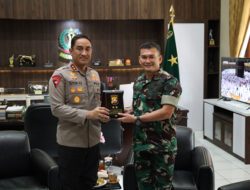Perkuat Sinergitas TNI-Polri, Kapolda Banten Kunjungi Danrem 064/MY