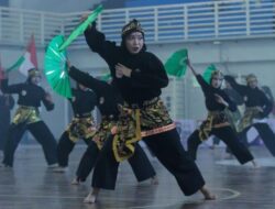 Puluhan Pesilat Cilik Pagar Nusa Pukau Penonton di Pembukaan Porkab Gresik 2024