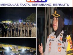Polres Bangka Tengah Amankan Kampanye Terbuka Paslon “BERLIAN” dengan Totalitas dan Profesionalisme