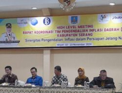 Jelang Nataru, Pemkab Serang Perkuat Sinergitas Jaga Stabilitas Harga Pangan
