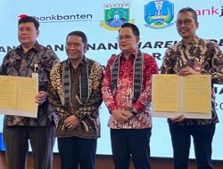 Pj Gubernur Al Muktabar Optimis Bank Banten Semakin Kuat, KUB dengan Bank Jatim Masuki SHA