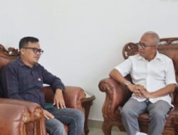 Ketua KPU Pasaman Kunjungi Pjs. Bupati Pasaman