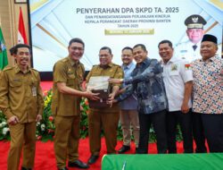 Serahkan DPA SKPD Provinsi Banten TA 2025, Pj Gubernur Damenta: Percepatan Pemenuhan Realisasi Target Kinerja
