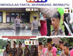 Upacara Kenaikan Pangkat Personil Polres Bangka Tengah