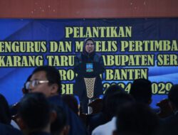 Bupati Tatu Kukuhkan Pengurus Karang Taruna Kabupaten Serang Masa Bhakti 2024-2029