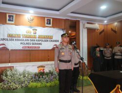 Wakapolres Serang Pimpin Sertijab Kapolsek Cikande dan Kapolsek Kragilan