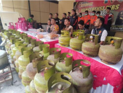 Polisi Gerebek Dua Gudang Oplosan Elpiji di Sidoarjo, Lima Pelaku Diamankan