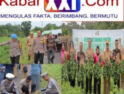 Panen Raya Kacang Tanah di Polres Bangka Tengah: Wujud Nyata Dukungan Ketahanan Pangan